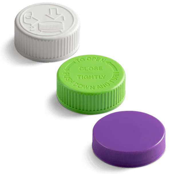 PP unlined plastic closures from Drug Plastics